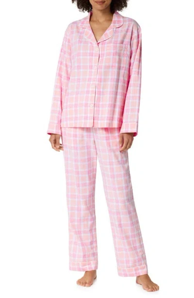 Bedhead Pajamas Print Organic Cotton Flannel Pajamas In Prairie Plaid