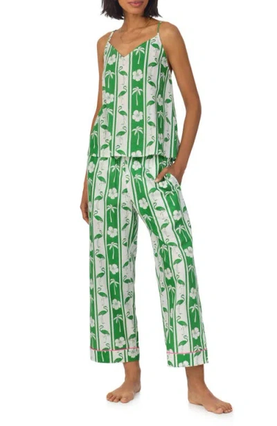 Bedhead Pajamas Print Organic Cotton Poplin Crop Pajamas