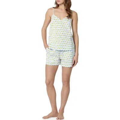 Bedhead Pajamas Print Organic Cotton Poplin Short Pajamas In Multi