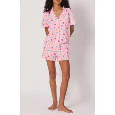 Bedhead Pajamas Print Short Pajamas In Purple