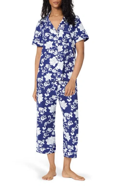 Bedhead Pajamas Print Short Sleeve Pajamas In Blue
