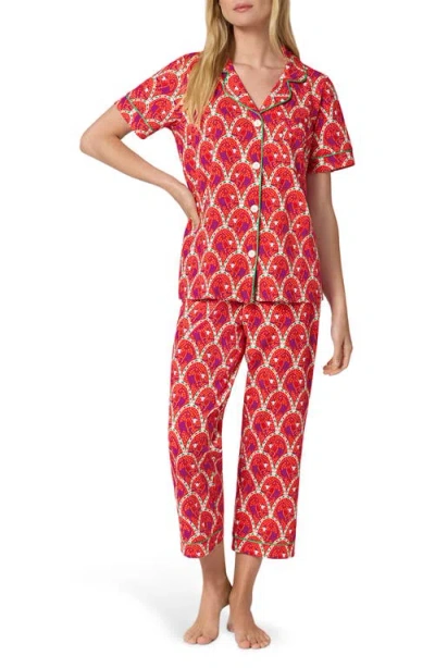 Bedhead Pajamas Print Short Sleeve Pajamas In Red