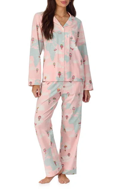 Bedhead Pajamas Print Stretch Jersey Pajamas In Around The World