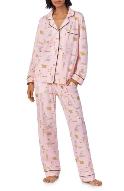 Bedhead Pajamas Print Stretch Jersey Pajamas In Say Yes To Pasta