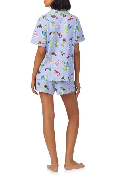 BEDHEAD PAJAMAS BEDHEAD PAJAMAS PRINT STRETCH JERSEY SHORT PAJAMAS