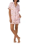 Bedhead Pajamas Print Stretch Jersey Short Pajamas In Say Yes To Pasta