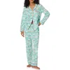 Bedhead Pajamas Print Stretch Organic Cotton Pajamas In Blue