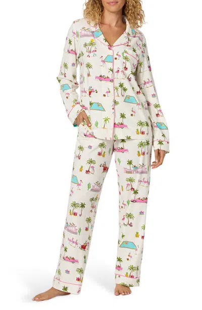 Bedhead Pajamas Print Stretch Organic Cotton Pajamas In Multi