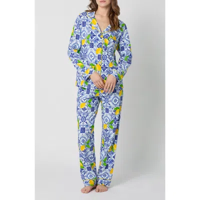 Bedhead Pajamas Print Stretch Organic Cotton Pajamas In Multi