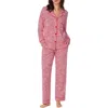 Bedhead Pajamas Print Stretch Organic Cotton Pajamas In Pink