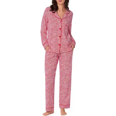 Bedhead Pajamas Print Stretch Organic Cotton Pajamas In Pink