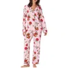 Bedhead Pajamas Print Stretch Organic Cotton Pajamas In Pink