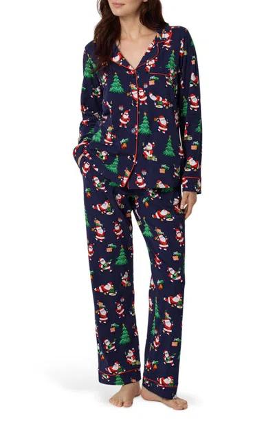 Bedhead Pajamas Print Stretch Organic Cotton Pajamas In Black