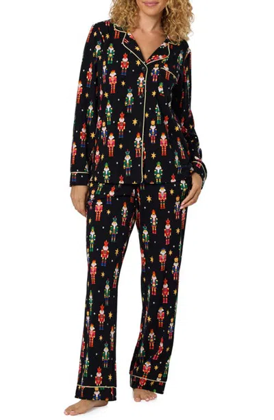 Bedhead Pajamas Print Stretch Organic Cotton Pajamas In Black