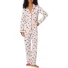 Bedhead Pajamas Print Stretch Organic Cotton Pajamas In White