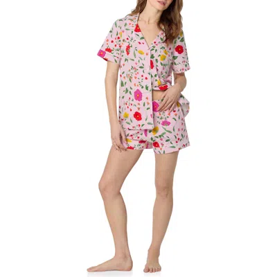Bedhead Pajamas Print Stretch Organic Cotton Short Pajamas In Multi