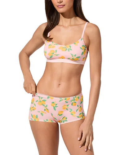 Bedhead Pajamas Printed Bralette In Pink