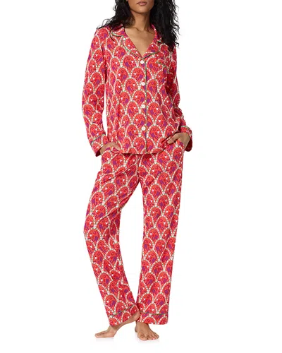 Bedhead Pajamas Printed Long Sleeve Classic Pajama Set - Exclusive In Red