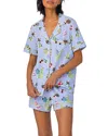 Bedhead Pajamas Printed Short Sleeve Boxer Pajama Set In Island Life