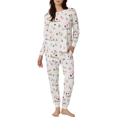 Bedhead Pajamas Pullover & Jogger Pajamas In White