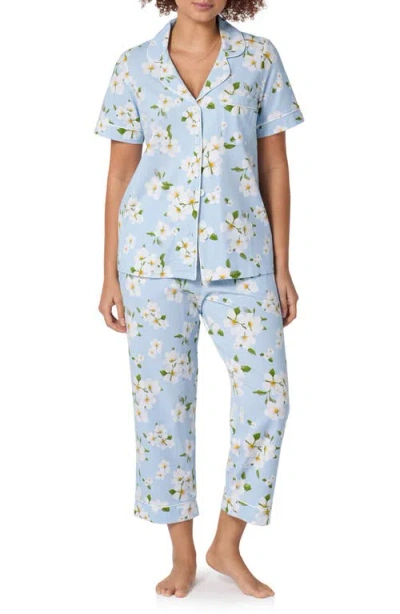 Bedhead Pajamas Stretch Cotton Jersey Pajamas In Blue