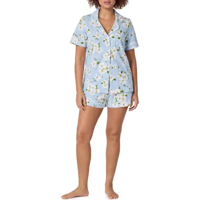 Bedhead Pajamas Stretch Cotton Jersey Pajamas In Blue