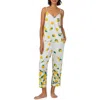 Bedhead Pajamas Stretch Organic Cotton Jersey Crop Pajamas In Main Squeeze Border