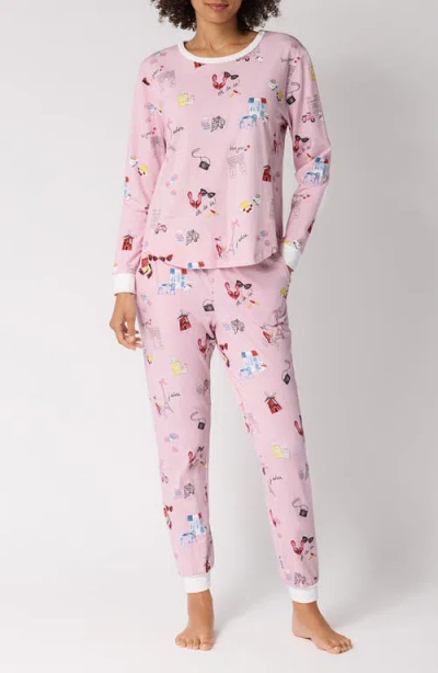 Bedhead Pajamas Stretch Organic Cotton Pajamas In Purple