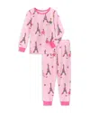 Bedhead Pajamas Unisex Kids Cotton Stretch Long Sleeve Pajama Set - Little Kid, Big Kid In Tres Chic