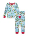 Bedhead Pajamas Unisex Printed Long Sleeved Pajama Set - Little Kid, Big Kid In Multi