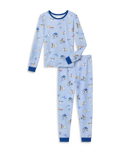 Bedhead Pajamas Unisex Ski Season Long Sleeve Pajama Set - Little Kid, Big Kid In Festival Of Lights