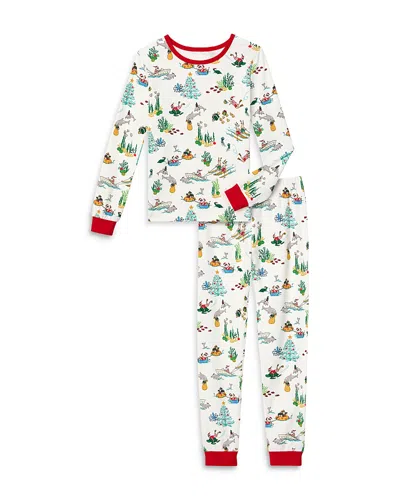 Bedhead Pajamas Unisex Christmas Printed Long Sleeve Pajama Set - Little Kid, Big Kid In Tis The Sea-son