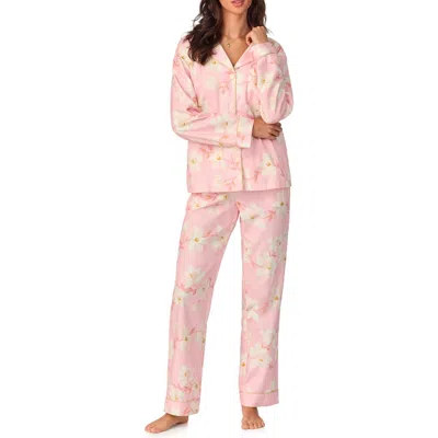 Bedhead Pajamas Wms Long Ls Pj Set In Magnolia Blossom