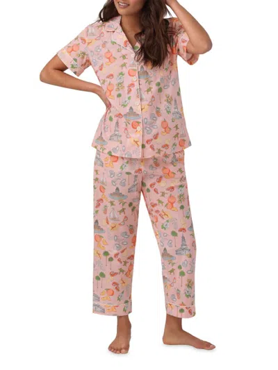Bedhead Pyjamas Women's Charming Charleston Crop Short-sleeve Pyjamas
