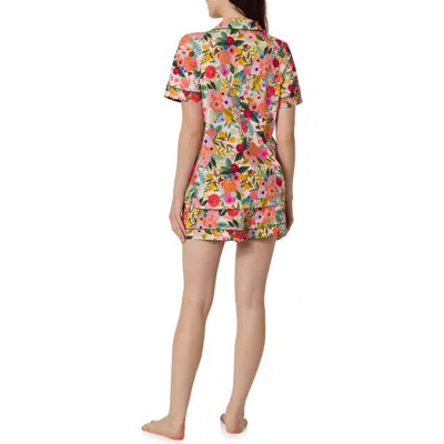 Bedhead Pajamas X Rifle Paper Co. Short-sleeved Pajamas In Multi