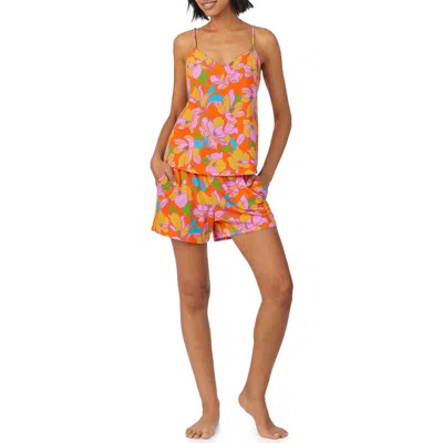 Bedhead Pajamas X Trina Turk Stretch Organic Cotton Jersey Short Pajamas In Floral