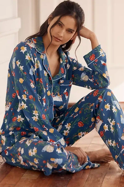 Bedhead Pjs Alice's Adventure Pajama Set In Blue