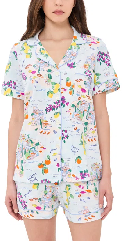 Bedhead Pjs Amalfi Escape Pajama Set Amalfi Escape In Multi