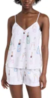 Bedhead Pjs Boxer Tank Pj Set In Champagne Wedding
