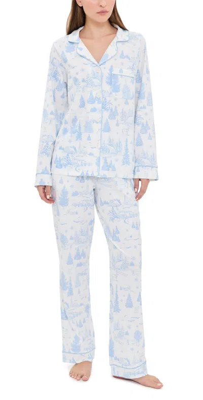 Bedhead Pjs Classic Pajama Set Winter Wonderland In Multi
