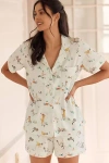 Bedhead Pjs Lawn Games Pajama Set In White