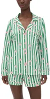 Bedhead Pjs Long Sleeve Cotton Knit Boxer Pj Set Martini O'clock