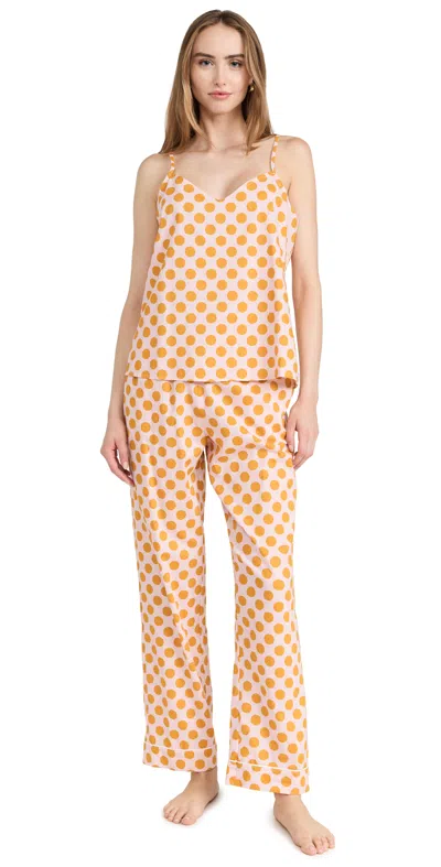 Bedhead Pjs Polka Dot Long Sleeve Pajama Set In Call Button