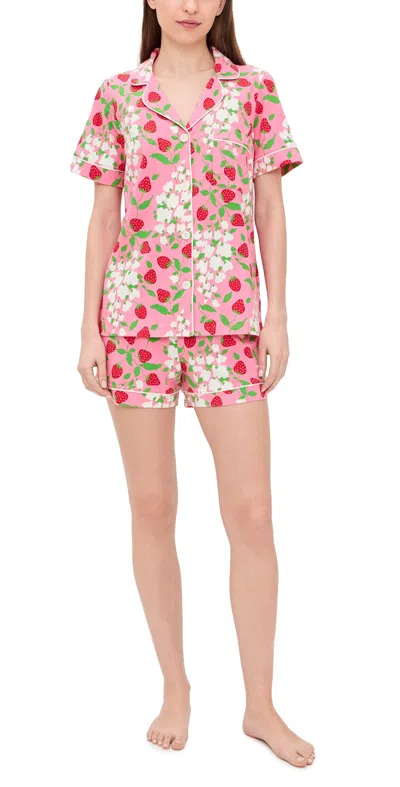 Bedhead Pjs Short Sleeve Shorts Pj Set Spring Berry