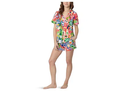 Bedhead Pjs Short Sleeve Shorty Cotton Knit Pajama Set