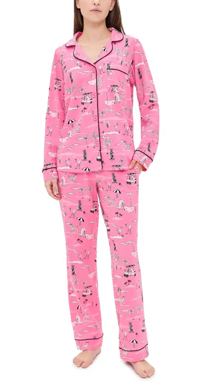 Bedhead Pjs Two-piece Pajama Set Putting Pink