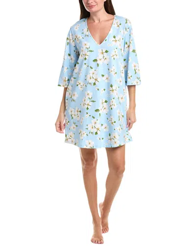 Bedhead Short Gown In Blue