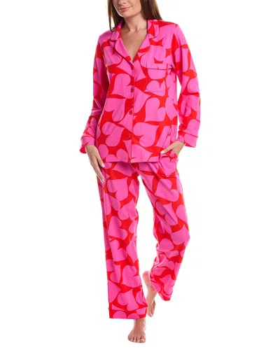 Bedhead X Trina Turk 2pc Pajama Set In Pink