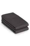 Bedhog 2-piece 1000 Thread Count Pima Cotton Pillowcase Set In Granite