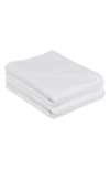 Bedhog 2-piece 1000 Thread Count Pima Cotton Pillowcase Set In White